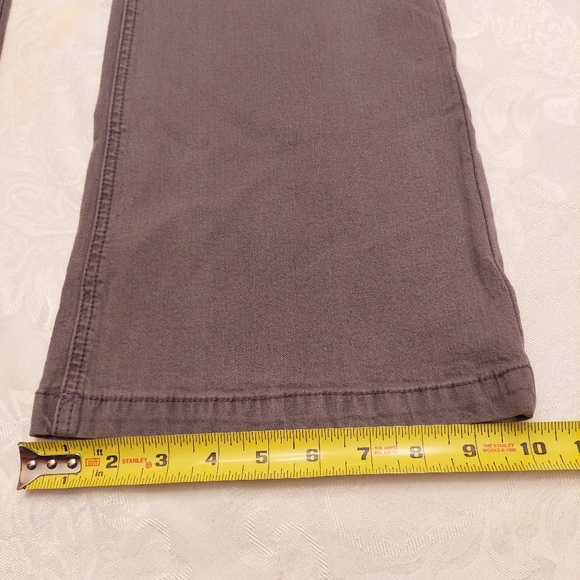 Volcom Easy Rider stretch Flare leg gray denim jeans. Size 13 - Picture 15 of 15
